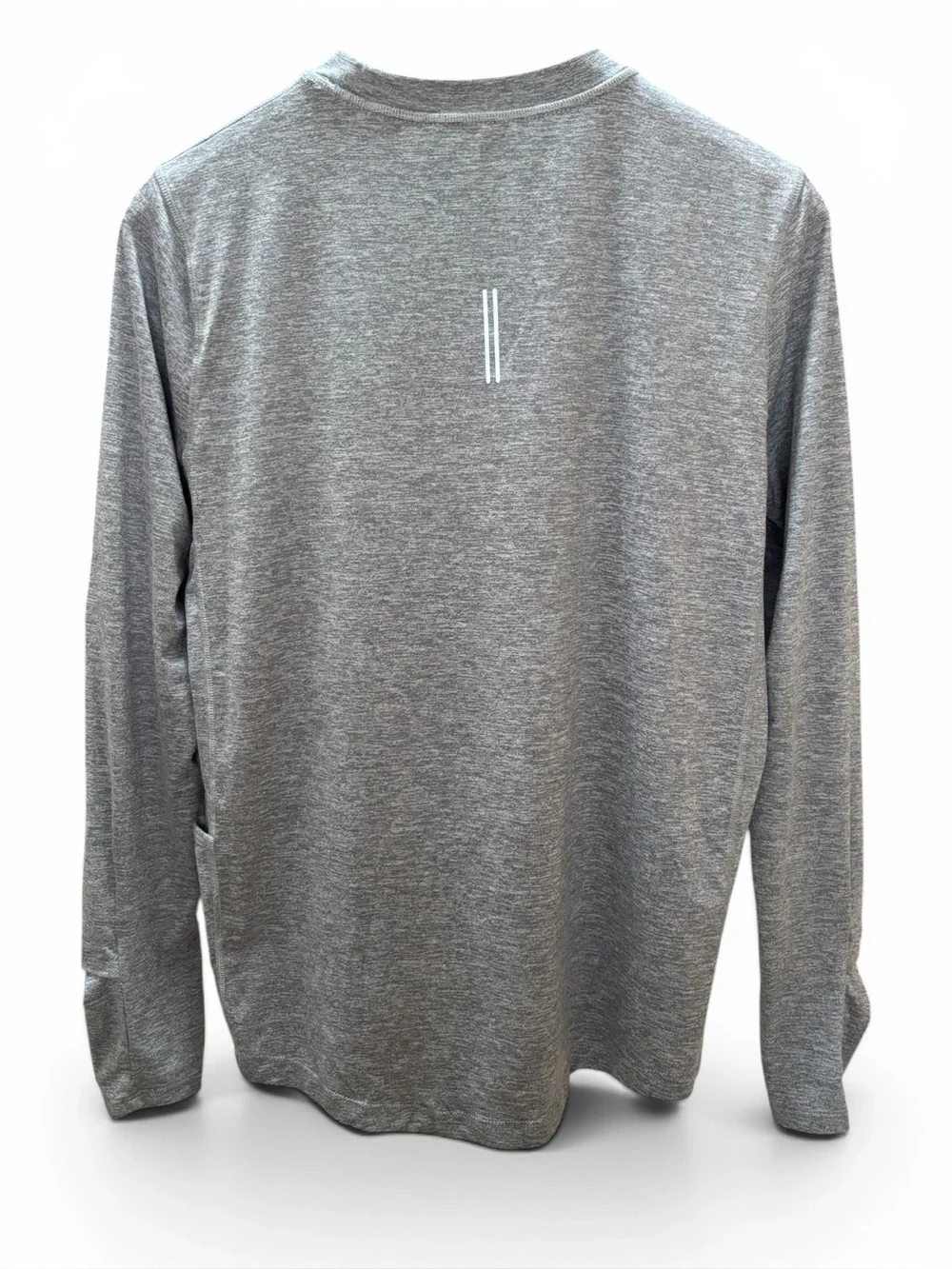 Nike Women’s Dri-FIT Running Crew Top Long Sleeve Tee Heather Gray Size M